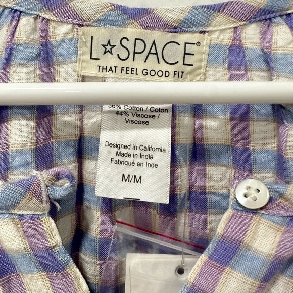 NWT L*Space Vida Dress in Park Slope Gingham - Picture 11 of 12